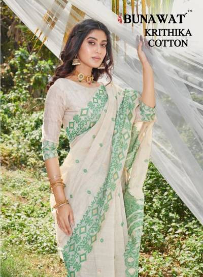 KRITHIKA COTTON BUNAWAT COTTON SAREE MANUFACTURER IN INDIA